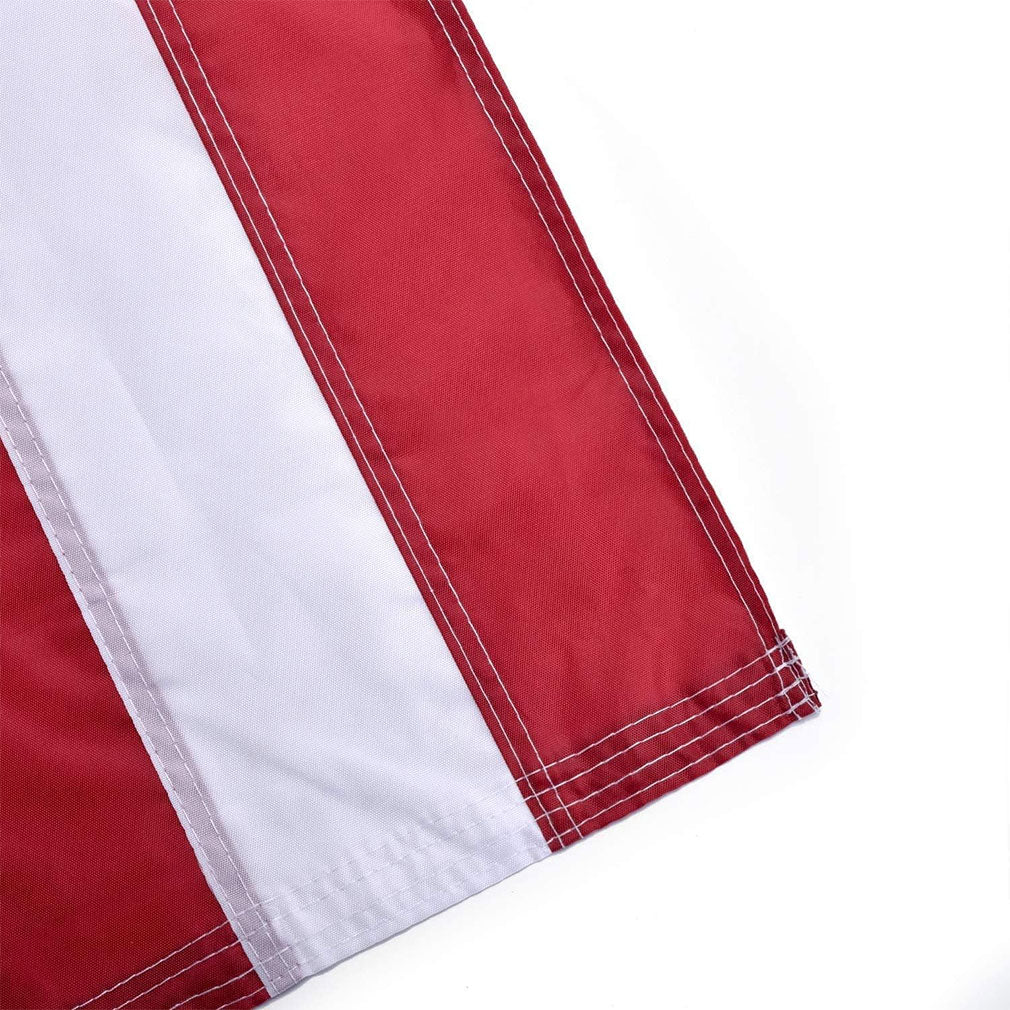 American Flag 8x10 Ft, Large American Flags for Outside, US USA Flag with Oxford Nylon Material, Vivid Color, Sewn Stripes, Brass Grommets, Embroidered Stars, Perfect for Indoor/Outdoor High Wind Use, American Flag 8x10 Ft, Large American Flags for Outside, The Military Gift Store, Pre Folded American Flags