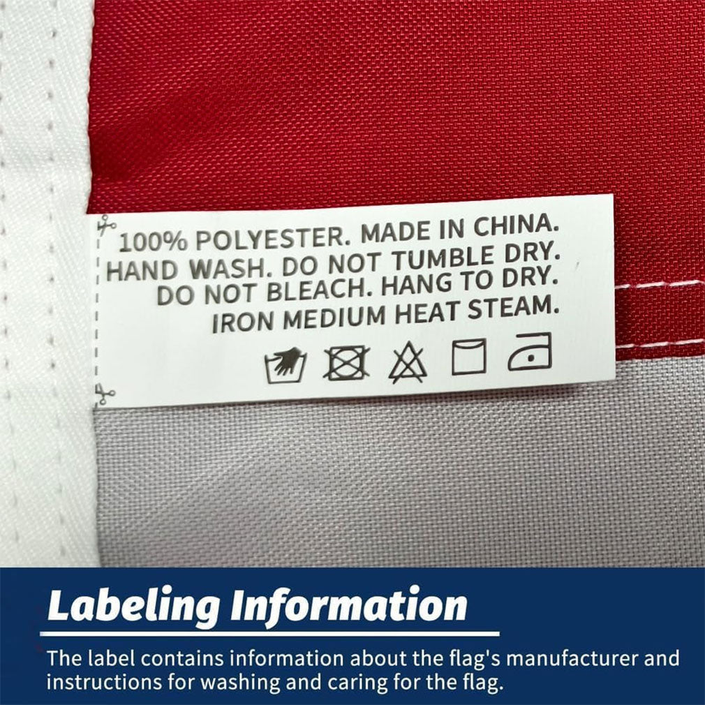 American Flag 8x10 Ft, Large American Flags for Outside, US USA Flag with Oxford Nylon Material, Vivid Color, Sewn Stripes, Brass Grommets, Embroidered Stars, Perfect for Indoor/Outdoor High Wind Use, American Flag 8x10 Ft, Large American Flags for Outside, The Military Gift Store, Pre Folded American Flags