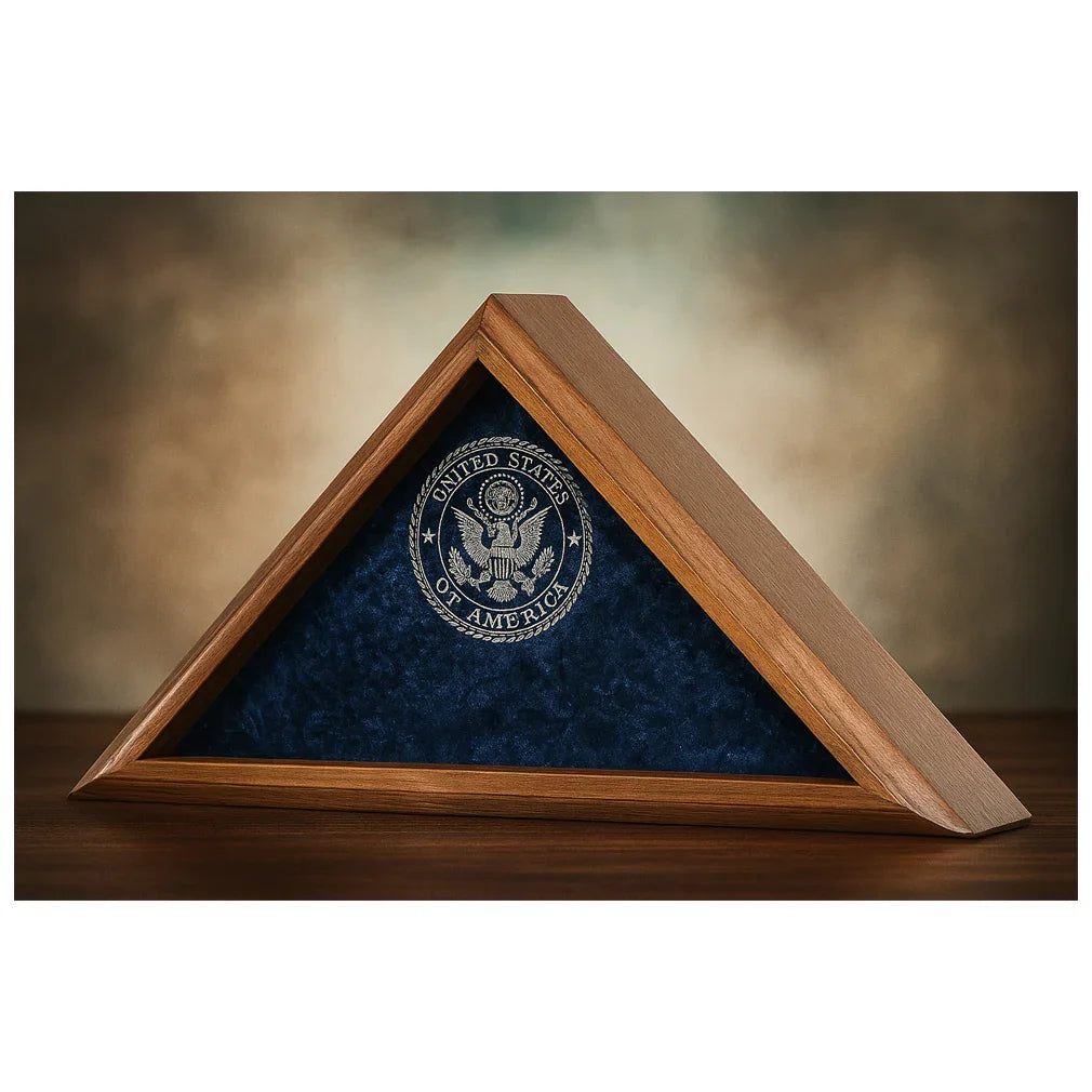 Triangle Flag Case, Triangle Flag Display Case., , The Military Gift Store, Triangle flag display