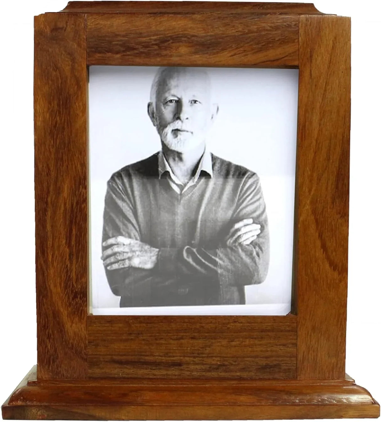 Portrait Urn with Photo Total Size 7"x7"x8", , The Military Gift Store, Army Flag Display Cases (64)