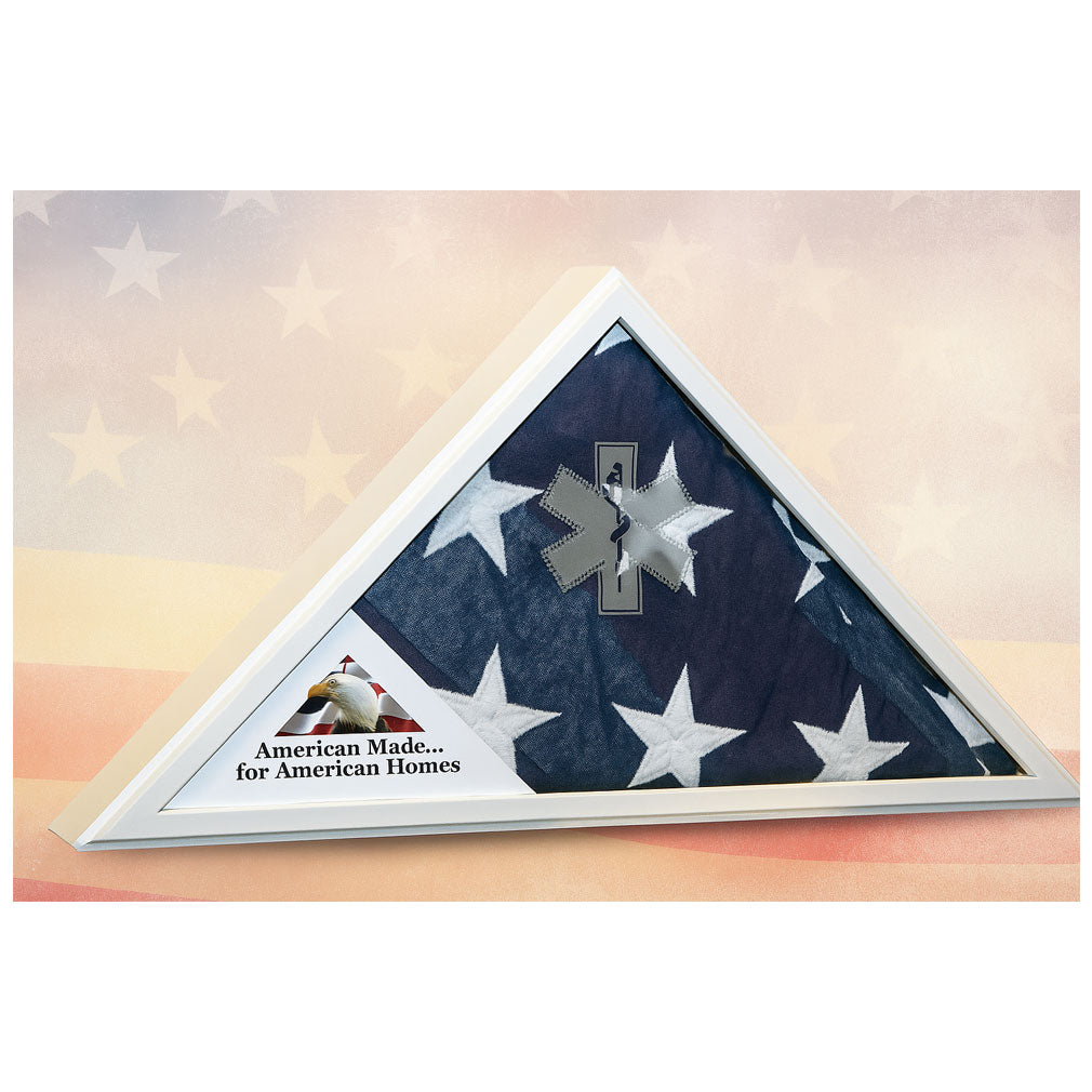 Flags Connections - First Responder Flag Case - EMS White, Firefighter Red, and Police Blue.., Flag Case - EMS White, Firefighter Red, and Police Blue.., The Military Gift Store, Flag Cases (75)