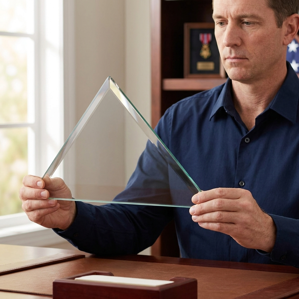 Replacement Glass, Replacement Plexiglass for Flag and Certificate Display Case, The Military Gift Store, Display Case Accessories
