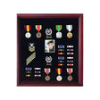 Medal Display Case Cherry Finish, Hand Made by Veterans, , The Military Gift Store, Air Force flag display cases, Air force Retirement Shadow Boxes (61)