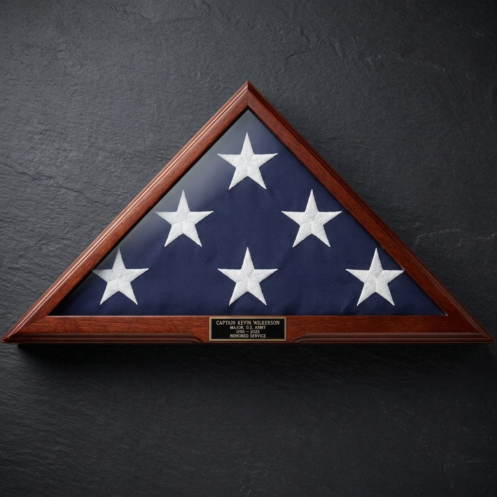 Flags Connections Veteran Flag Case, Veteran Flag Display Case, , The Military Gift Store, Flag Display cases