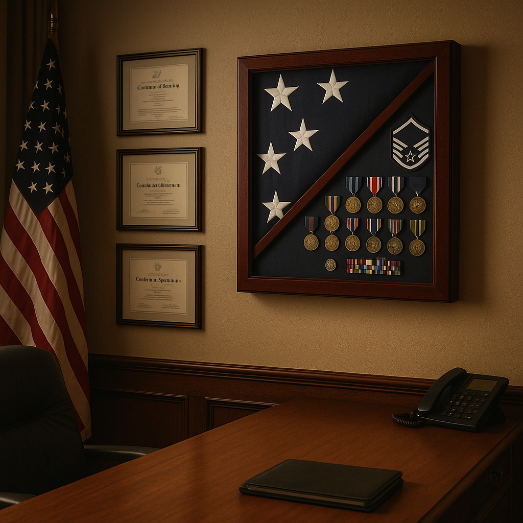 Flag And medal Display case, award and flag case, , The Military Gift Store, Burial Flag Case (42)