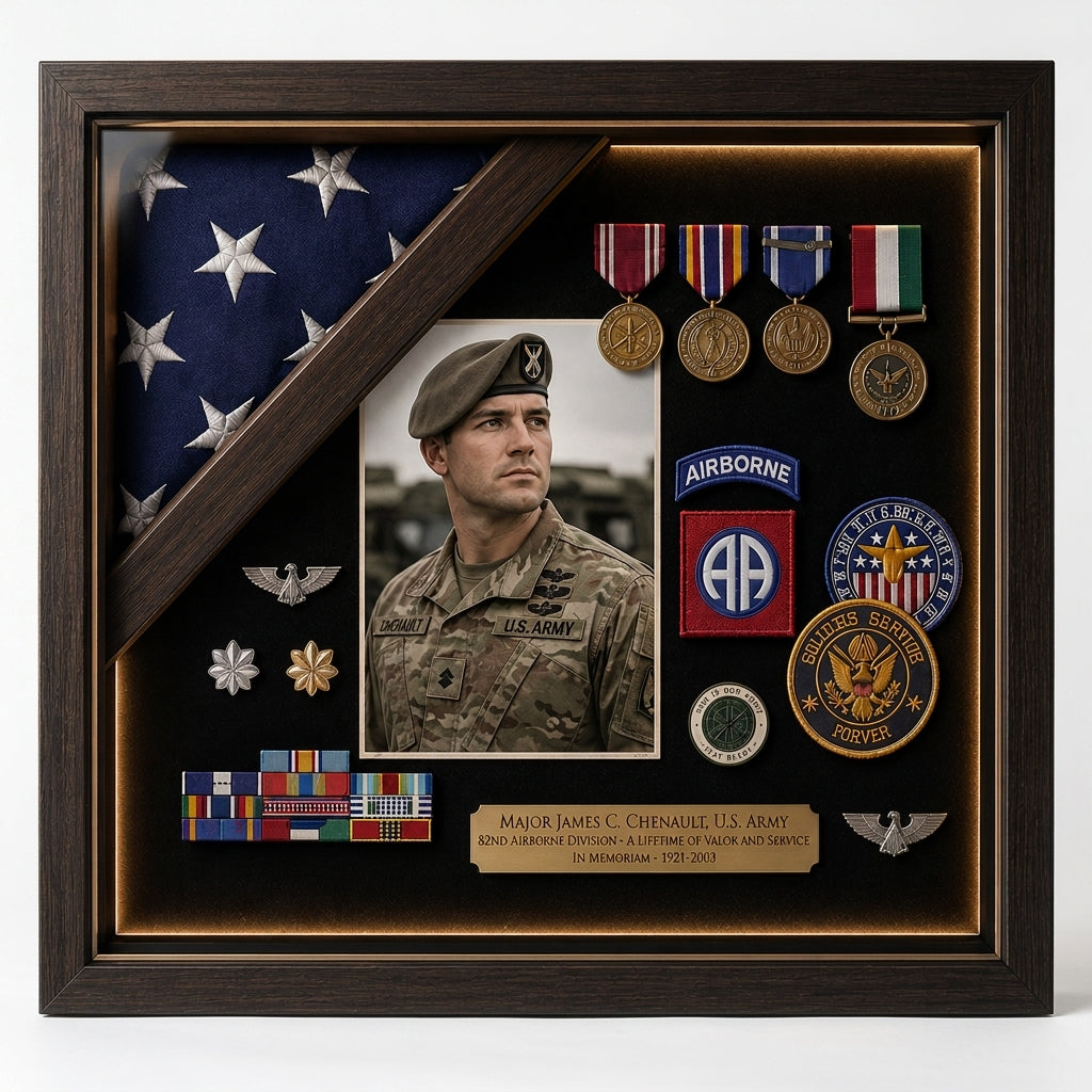 Military Retirement Shadow Box, Veteran Award Display Case, Retirement Plaque and Flag Display, Military Service Recognition Display, Flag Medal Certificate Display Case, Military Keepsake Shadow Box, Retirement Presentation Display Case, Armed Forces Retirement Display, Patriotic Retirement Gift, Military Honor Display Frame, Retirement Flag Medal Display Frame, Military Retirement Flag Display Frame, Retirement Flag and Medal Display Case, Flag and Medal Display Frame, Veteran Retirement Display Case