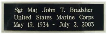 Personalized Name Plate Engraving Plate, , The Military Gift Store, Name Plates