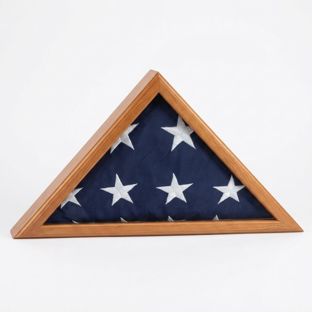 Flag Connections Officers Flag and Display Case, 5 by 9.5-Feet, Solid Oak, Officers Flag and Display Case, 5 by 9.5-Feet, Solid Oak, The Military Gift Store, Army Flag Display Cases (64)