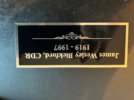 Large Name Plate - 3”tall x 6“wide, , The Military Gift Store, Laser Engraved Name Plates