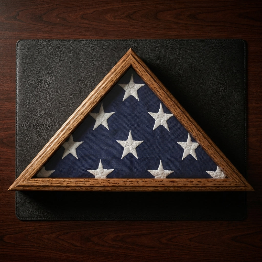 Small 3x5 Flag Display Case, Solid Oak Flag Display Case, 3x5 American Flag Display Case, Wooden Flag Display Case, Oak Wood Flag Case, Military Flag Display Case, Veteran Flag Display Case, Memorial Flag Display Case, Folded Flag Display Case, Triangle Flag Display Case, American made solid oak flag display case, Small wooden military flag display box, Folded flag shadow box display, Solid oak memorial flag frame, Flag keepsake display case, Military remembrance flag display