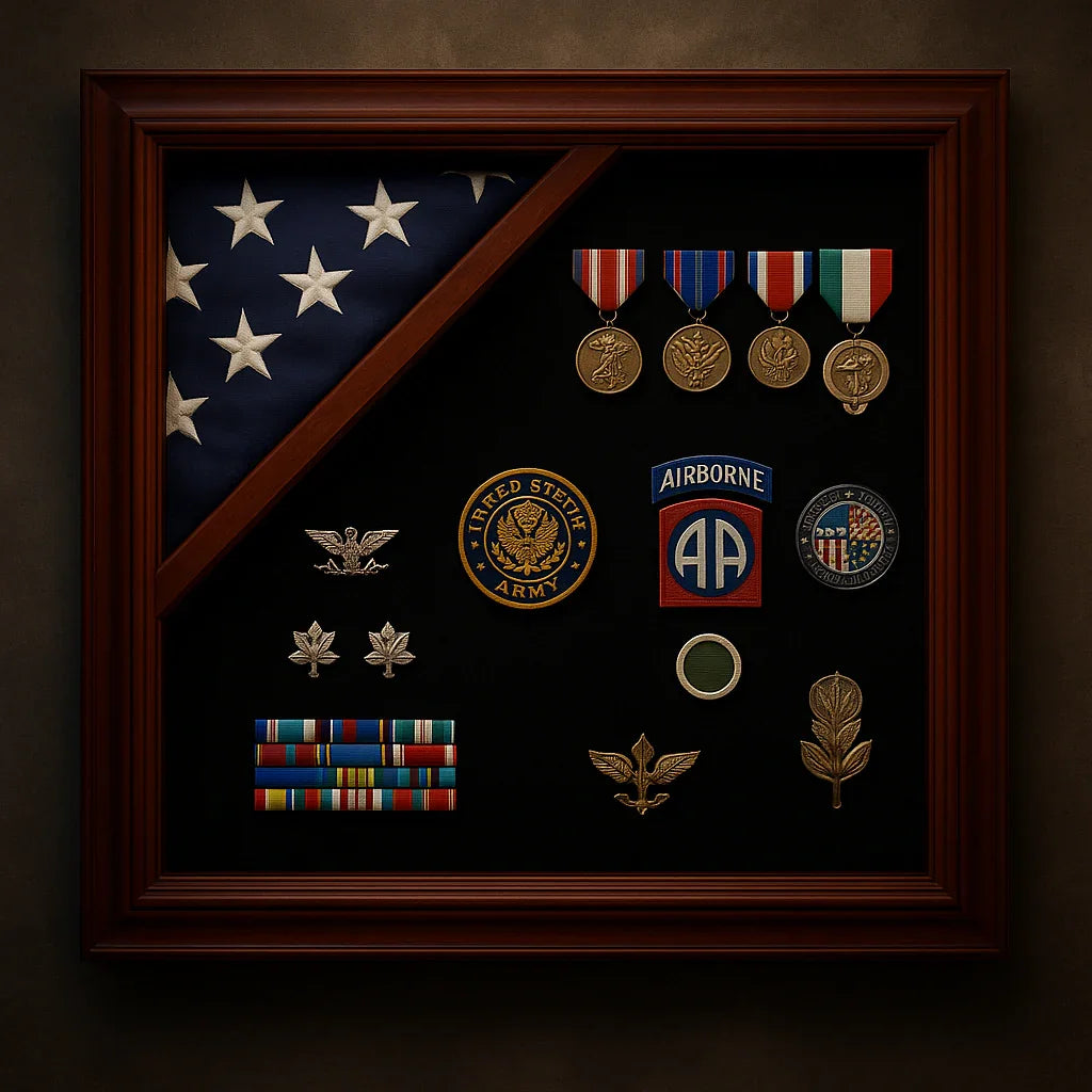 Flag Boxes, Flag Display Box, Flag Boxes, Flag Display Box, Corner Flag Display Case, The Military Gift Store, Flag Display Cases For 3'X5' Flag