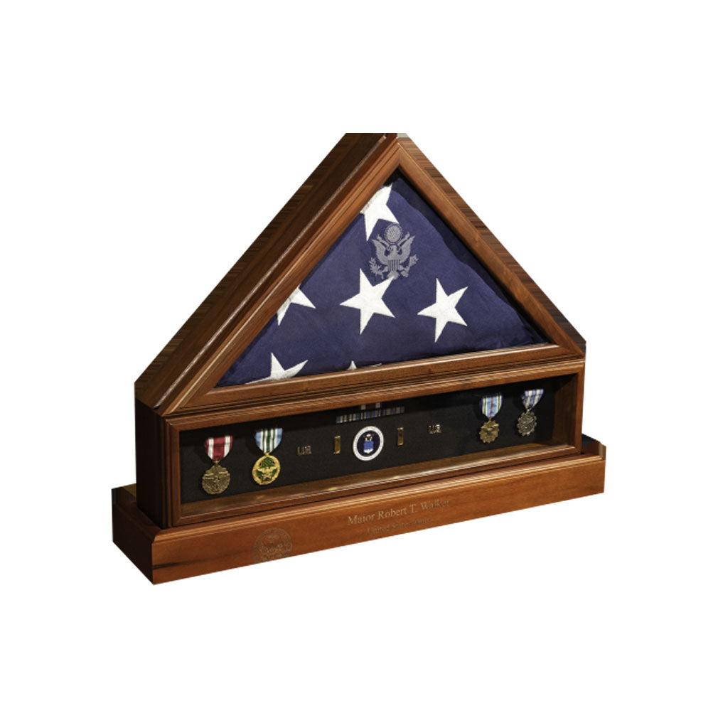 Admiral Flag Display Complete Set, , The Military Gift Store, Flag And Pedestal Display Cases