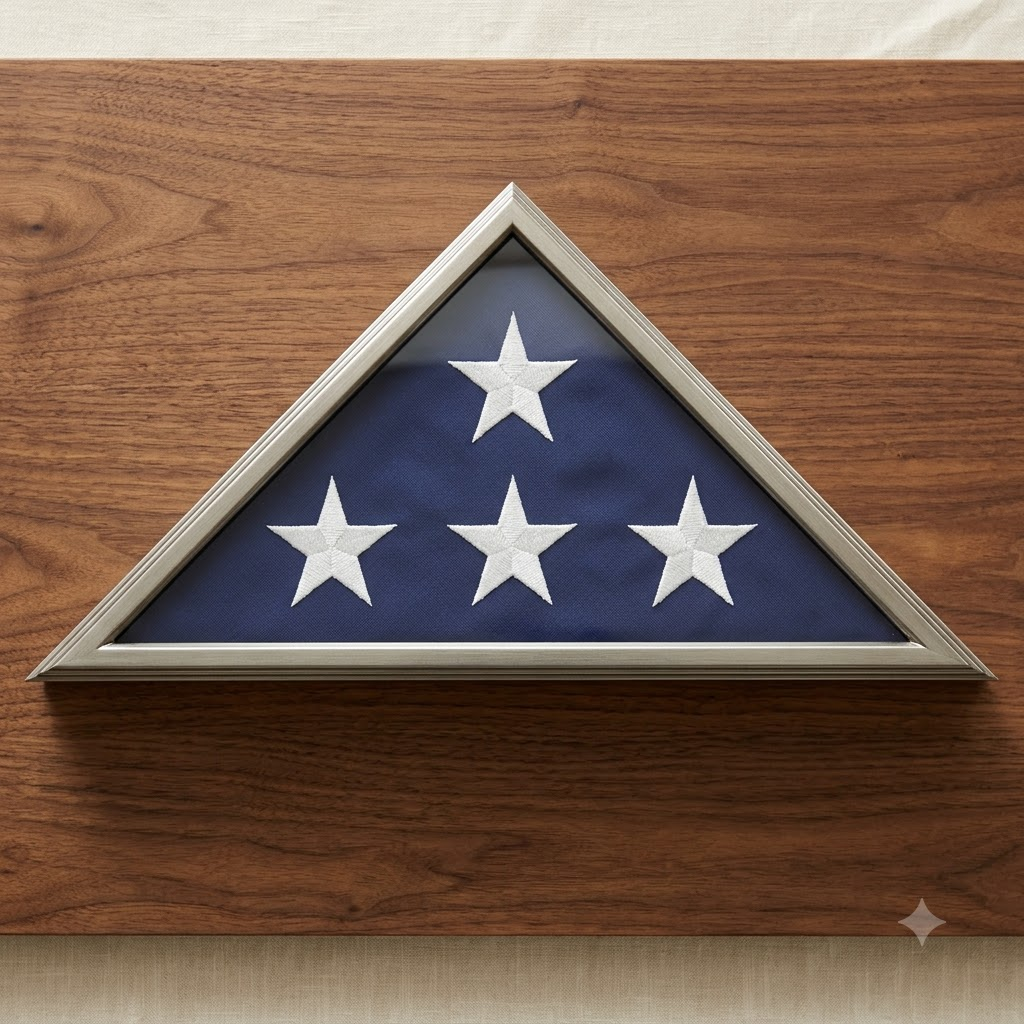 burial flag presentation case, casket flag display case, American flag memorial display, military flag presentation case, veteran memorial display, patriotic flag display case, American flag preservation case, military memorabilia display, funeral flag display case