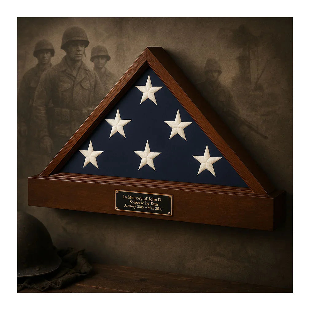 Memorial Flag Cases - Funeral Flag Case.