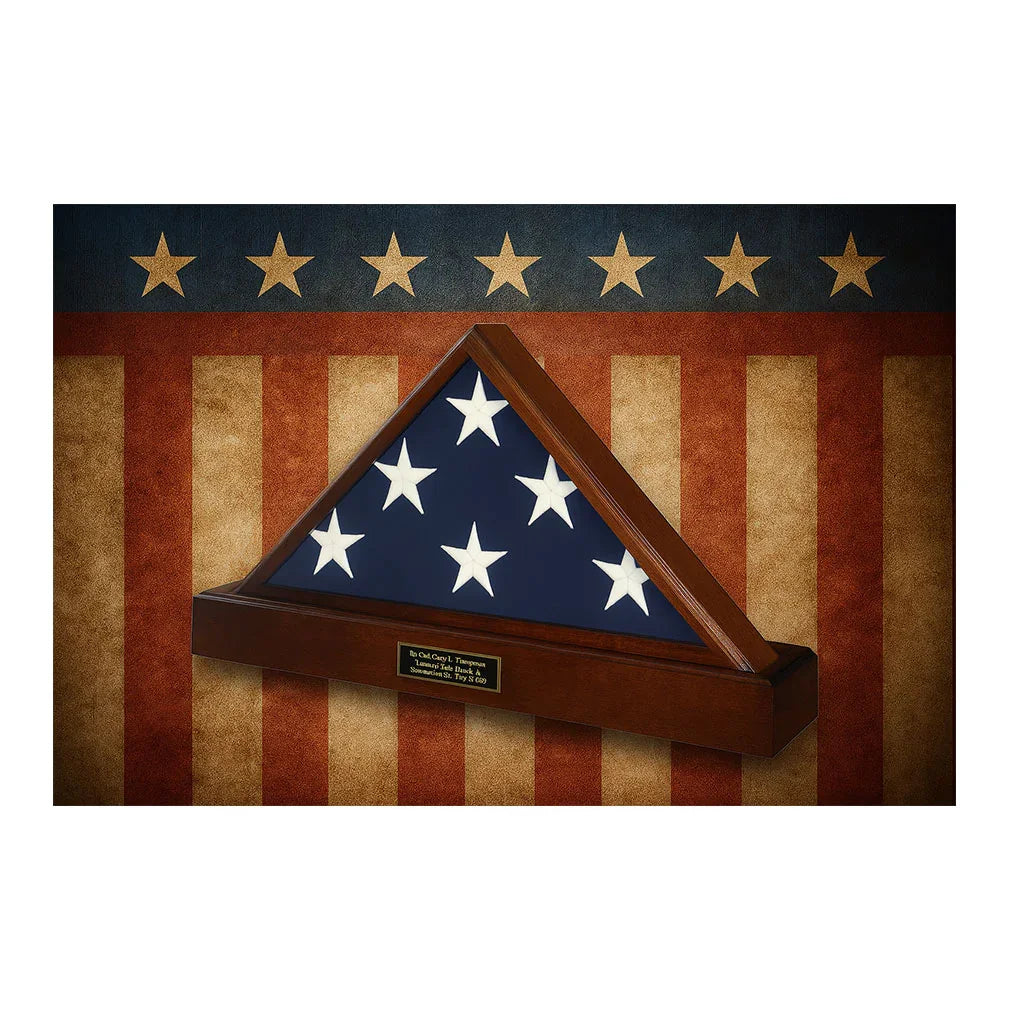 Memorial Flag Cases - Funeral Flag Case.