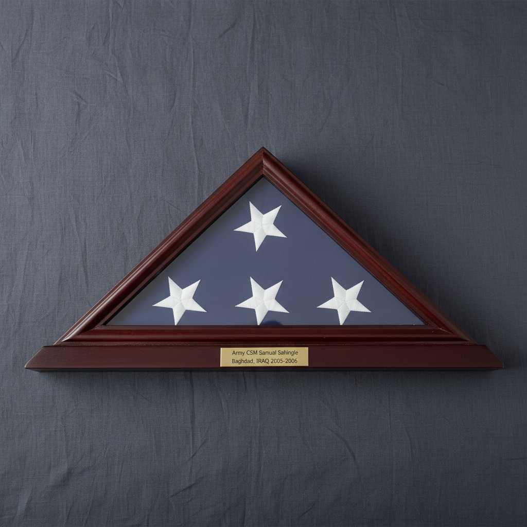 3x5 flag display case shadow box, shadow box flag display case 3x5, 3' x 5' American flag shadow box, military flag shadow box 3x5, wooden shadow box flag case 3x5, veteran flag shadow box display case, 3x5 shadow box with glass front panel, solid wood 3x5 flag shadow box display case, shadow box flag case with medal display section, cherry finish 3x5 flag shadow box, deep shadow box flag display case 3x5
