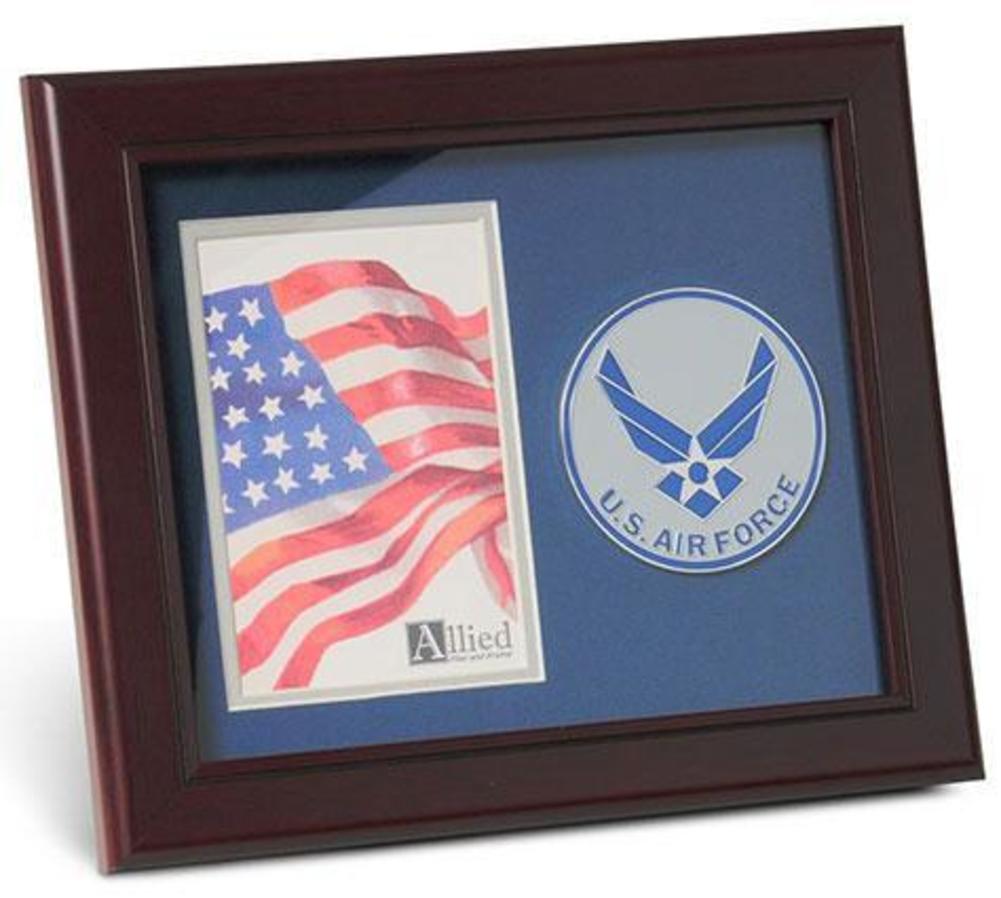 Flag Connections Aim High Air Force Medallion 4 by 6 inch Portrait Picture Frame., Aim High Air Force Medallion 4 by 6 inch Portrait Picture Frame, The Military Gift Store, Awards Display Cases, Awards Display Frames (62)