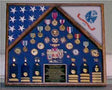 Flags Connections Army 2 Flag Shadow Box/Display Case, , The Military Gift Store, 2 Flag Military Shadow Box