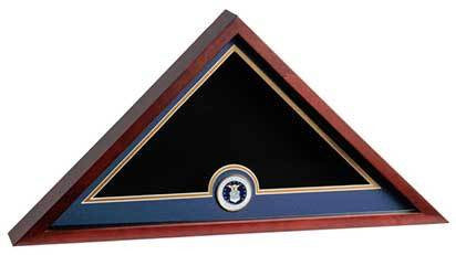 Flags Connections Air Force Medallion Flag Display case., , The Military Gift Store, Air Force flag display cases, Air force Retirement Shadow Boxes (61)