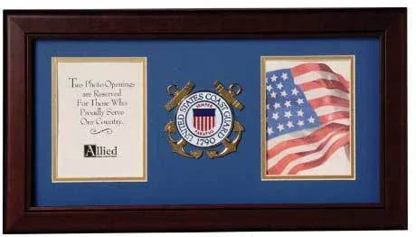 United States Coast Guard Dual Picture Frame, , The Military Gift Store, Picture Frame