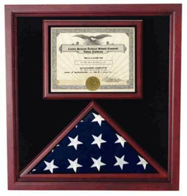 Flags Connections Retirement Flag Case, , The Military Gift Store, Flag and Document Case
