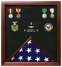 Military Flag and Medal Display Case - 5x9.5 military U.S. flag, , The Military Gift Store, American Flags- High Quality American Discounted Flags (2)