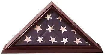 5x9 Flag Display Case Shadow Box (For Burial/Funeral/Veteran Flag), , The Military Gift Store, 5' X 9' Flag Case