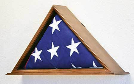 Flag Display Case for 5 X 9.5 Burial/Funeral/Casket/Veterans Military Flag Box Solid Wood USA, Flag Display Case for 5 X 9.5 Burial/Funeral/Casket/Veterans Military, The Military Gift Store, Burial Flag Case