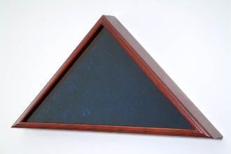 Large Flag Box With Personalized Glass, , The Military Gift Store, FLAG PEDESTAL BOX