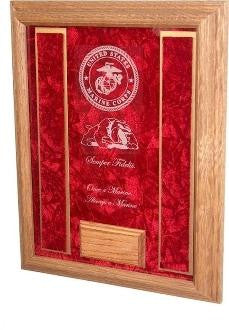 Marine Corps Awards Display Case, Usmc Shadowbox