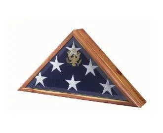 Burial Flag Frame - High Quality Service Emblem & Flag Frame., , The Military Gift Store, Burial Flag Cases