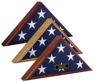 High Quality-Flag Display Case American Made 5ft x 9.5ft Flag, , The Military Gift Store, Flag Case