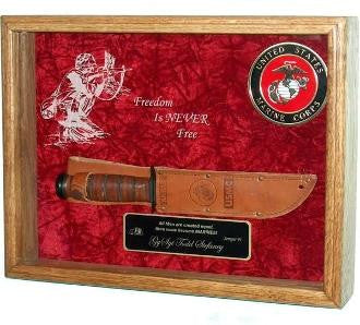 Knife Display Case Hand Made, , The Military Gift Store, Knife Cases