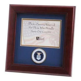 U.S. Air Force Medallion Landscape Picture Fram., , The Military Gift Store, Military Frames, Military Photo Frames, Military Gifts