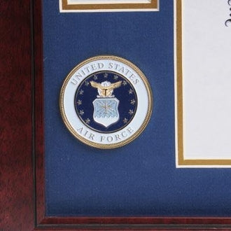 U.S. Air Force Medallion Certificate and Medal Frame. - The Military Gift Store