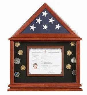 Certificate Holder - Cherry, , The Military Gift Store, Flag and Medal Display Cases