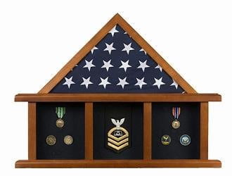 The Colonial Flag Display Case.