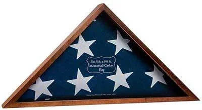 HL Veteran Flag Case for 5' by 9½' Memorial/Casket Flag, , The Military Gift Store, Flag Case