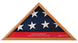Wood Flag Display Case Box, 16" x 22.5", Light Honey, , The Military Gift Store, Flag Display Cases
