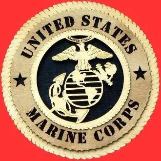 Marine Corps Wall Tribute 3D wood, Marine Hand Made Gift., , The Military Gift Store, Wall Tributes