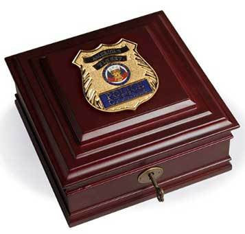 Flags Connections Police Officer Executive Desktop Box, , The Military Gift Store, Awards Display Cases, Awards Display Frames (62)