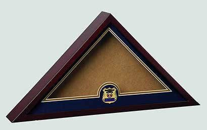 Flags Connections Shadow Box Police, Police Flag display case, , The Military Gift Store, 5' X 9' Flag Case