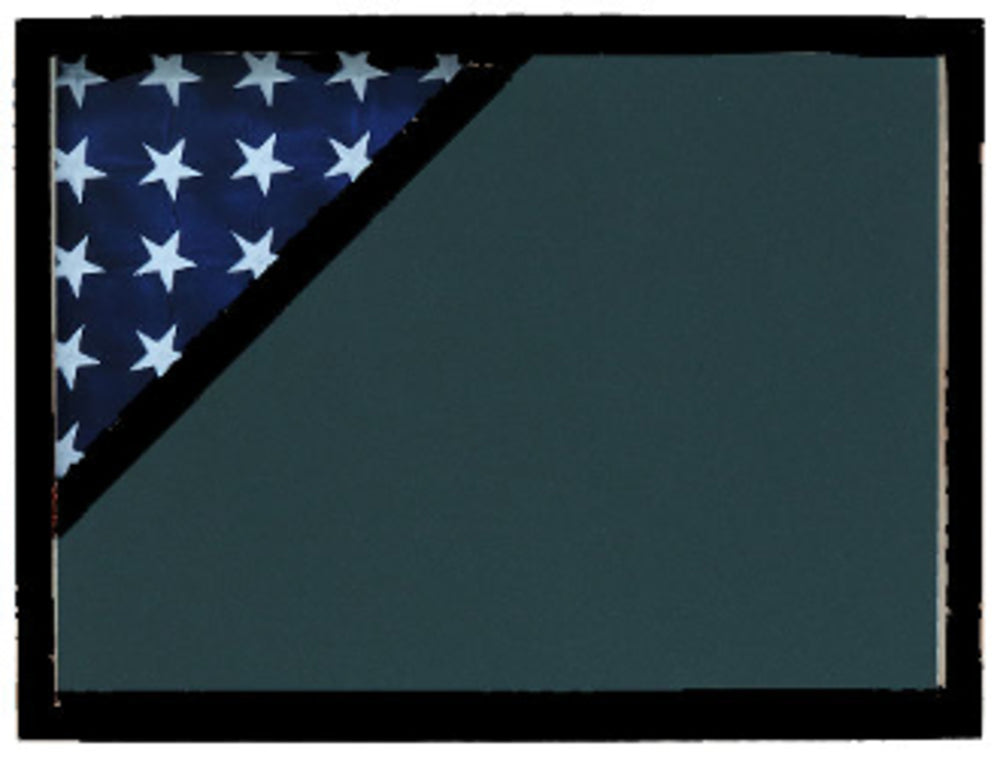 American Medal Badge Photo Flag Display Frame., , The Military Gift Store, American Medal Badge Photo Flag