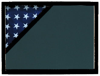 Shadow box to hold a 5’ X 9.5’ flag, Oak Finish., , The Military Gift Store, Shadow box to hold a flag