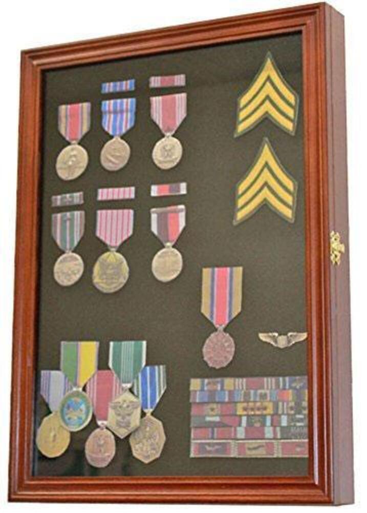 Display Case Wall Frame Cabinet for Military Medals, Pins, Patches, Insignia etc., Display Case Wall Frame Cabinet for Military Medals, Pins, Patches, The Military Gift Store, Awards Display Cases, Awards Display Frames (62)