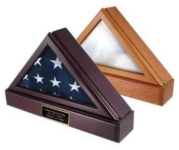 Flag Connections FLAG SHADOW BOX, Pedestal For 5ft x 9ft Flag, , The Military Gift Store, Burial Flag Case (42)