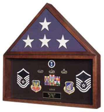 Flags Connections Flag Memorabilia Display Case, , The Military Gift Store, Mountain flag case