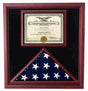 Flags Connections Flag and Certificate Case, Flag Display Cases With Certificate, Flag and Certificate Case, Flag Display Cases With Certificate, The Military Gift Store, Flag and Document Display Case