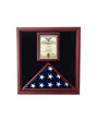 Flag and Document Case - Vertical 8 1/2 x 11 Document - Cherry, , The Military Gift Store, American Flag Frames (43)