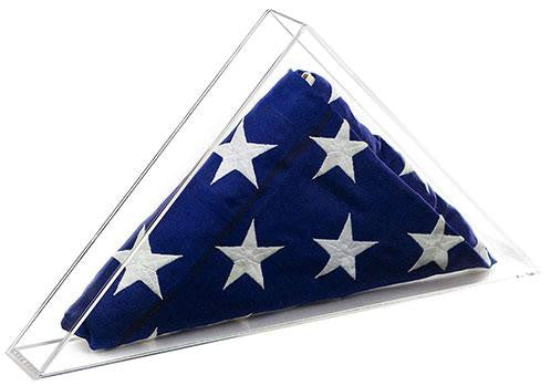 Deluxe Clear Acrylic American Flag Memorabilia Display Case Small 2' x 3 or 3' x 5' Flag, Deluxe Clear Acrylic American Flag Memorabilia Display Case Small, The Military Gift Store, Army Flag Display Cases (64)